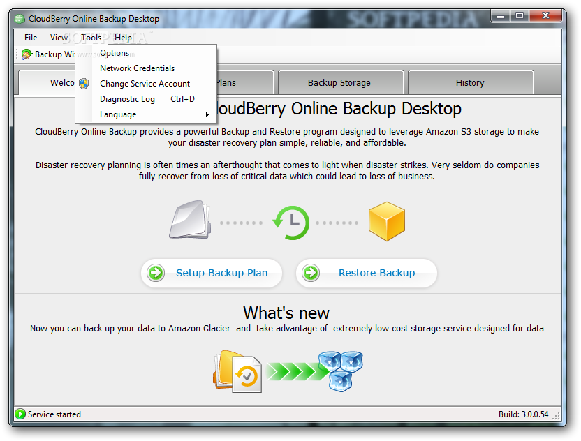 cloudberry backup to s3