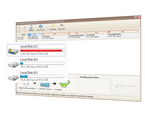 IM-Magic Partition Resizer Pro 6.9 / WinPE download the last version for apple